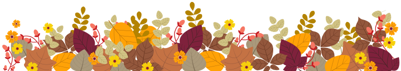Illustration of fall leaves